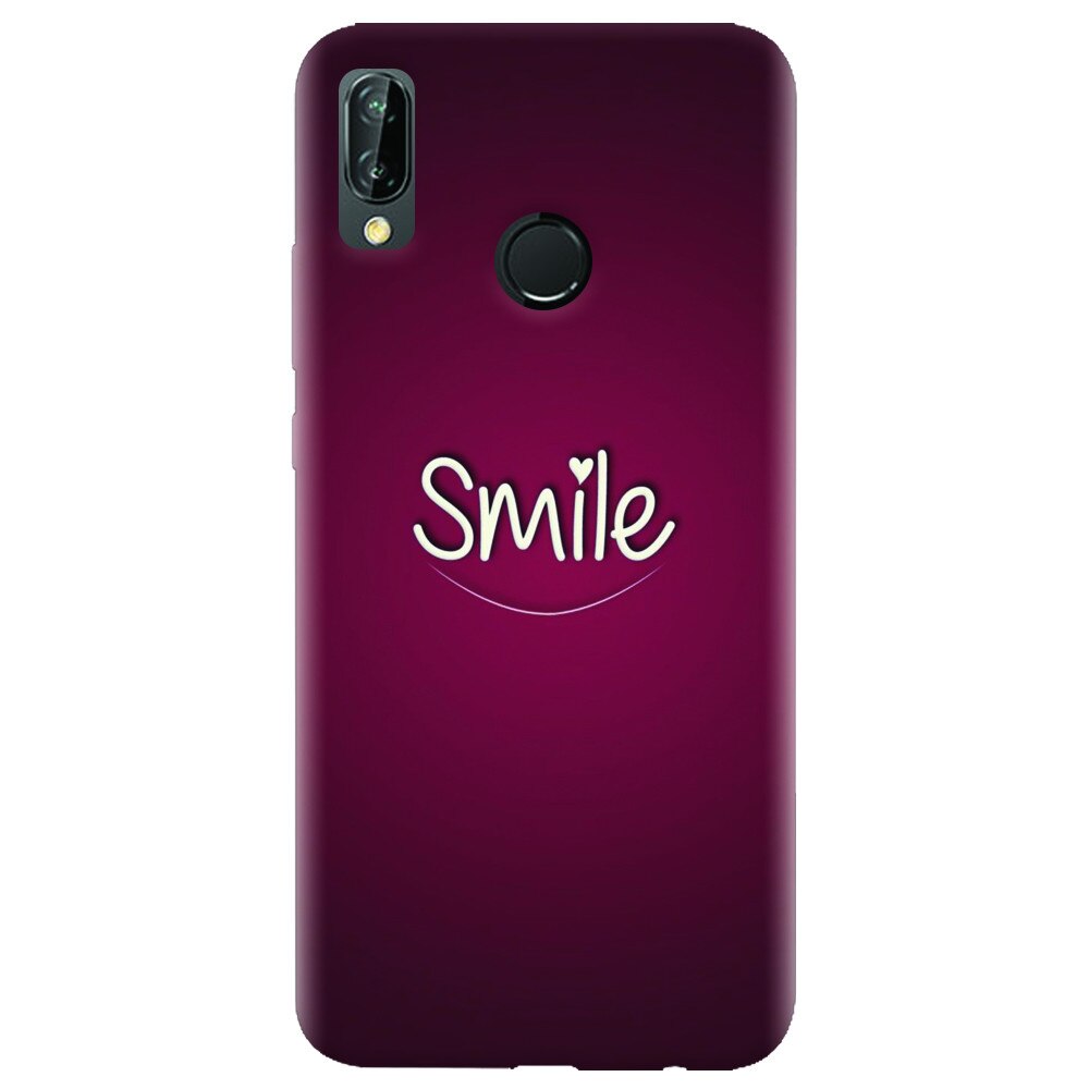 Husa silicon pentru Huawei P20 Lite, Smile Love