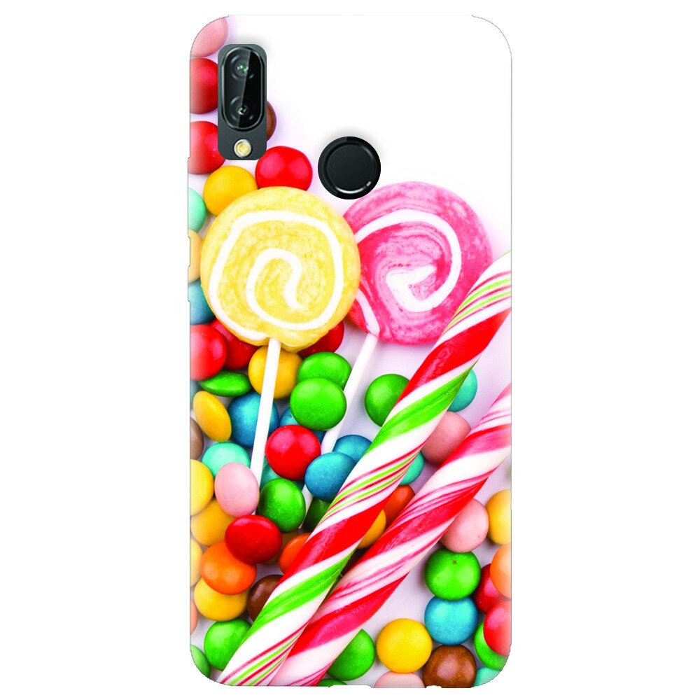 Husa silicon pentru Huawei P20 Lite, Sweet Colorful Candy