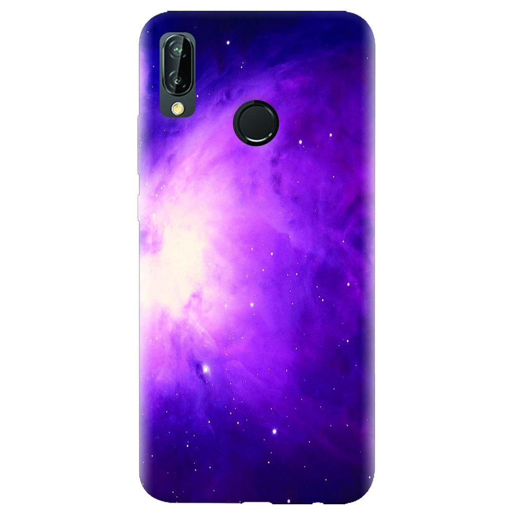 Husa silicon pentru Huawei P20 Lite, Purple Supernova Nebula Explosion