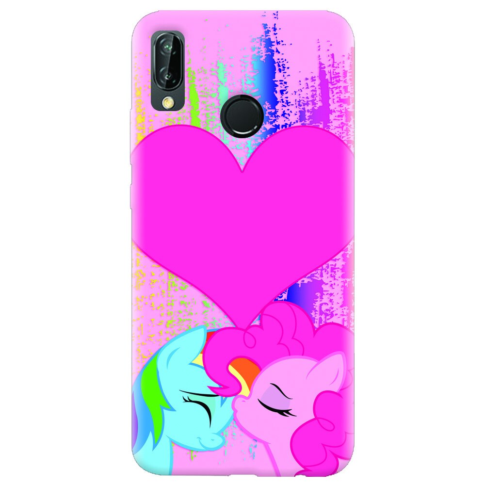 Husa silicon pentru Huawei P20 Lite, Pinkie Kiss