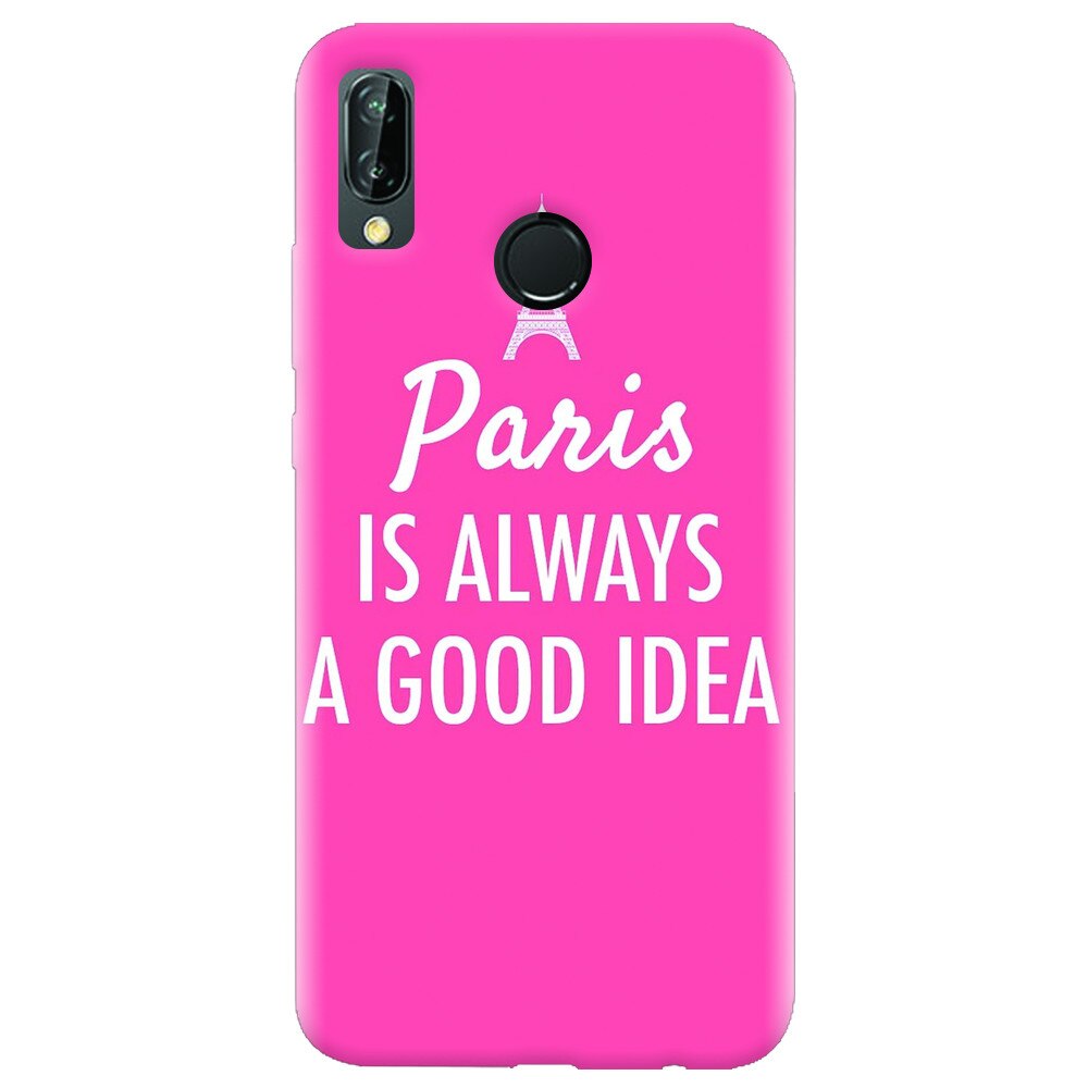 Husa silicon pentru Huawei P20 Lite, Paris Is Always A Good Idea