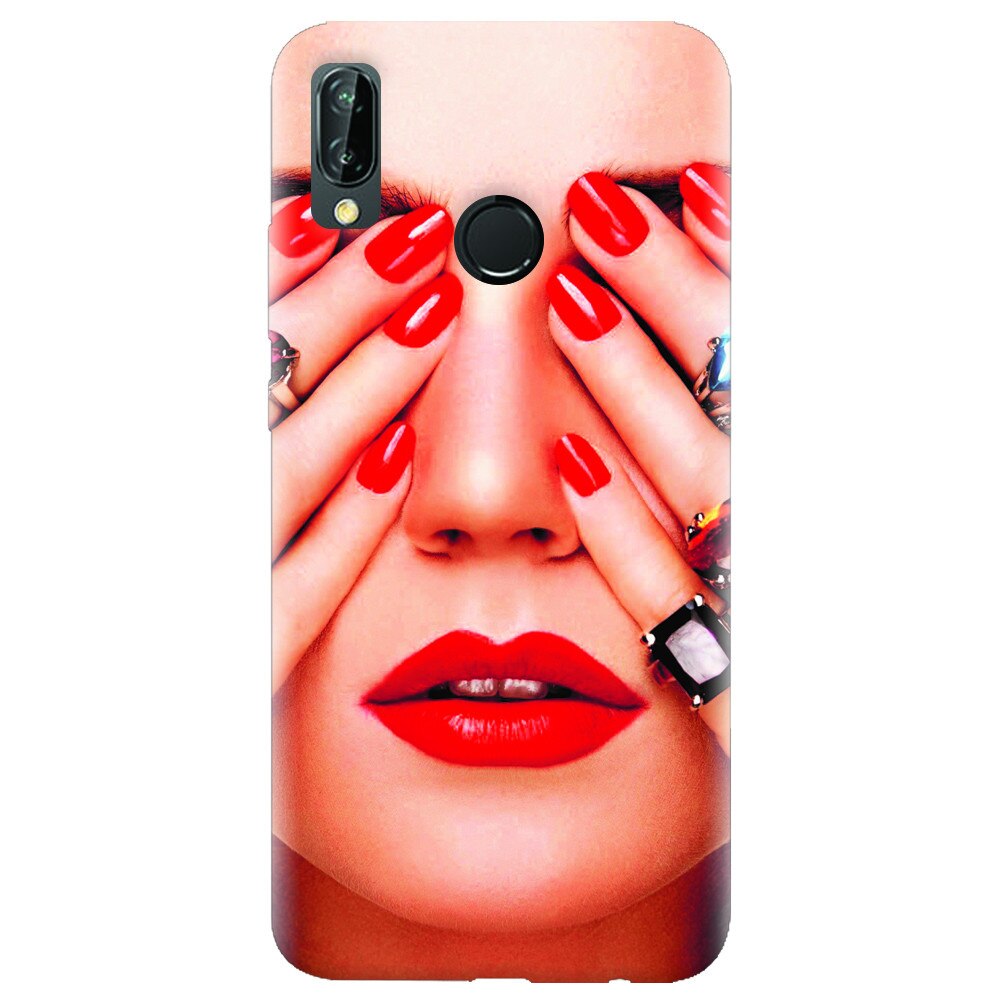 Husa silicon pentru Huawei P20 Lite, Rings On All Fingers
