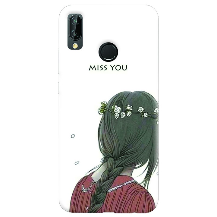Силиконов кейс съвместим с Huawei P20 Lite, Miss You
