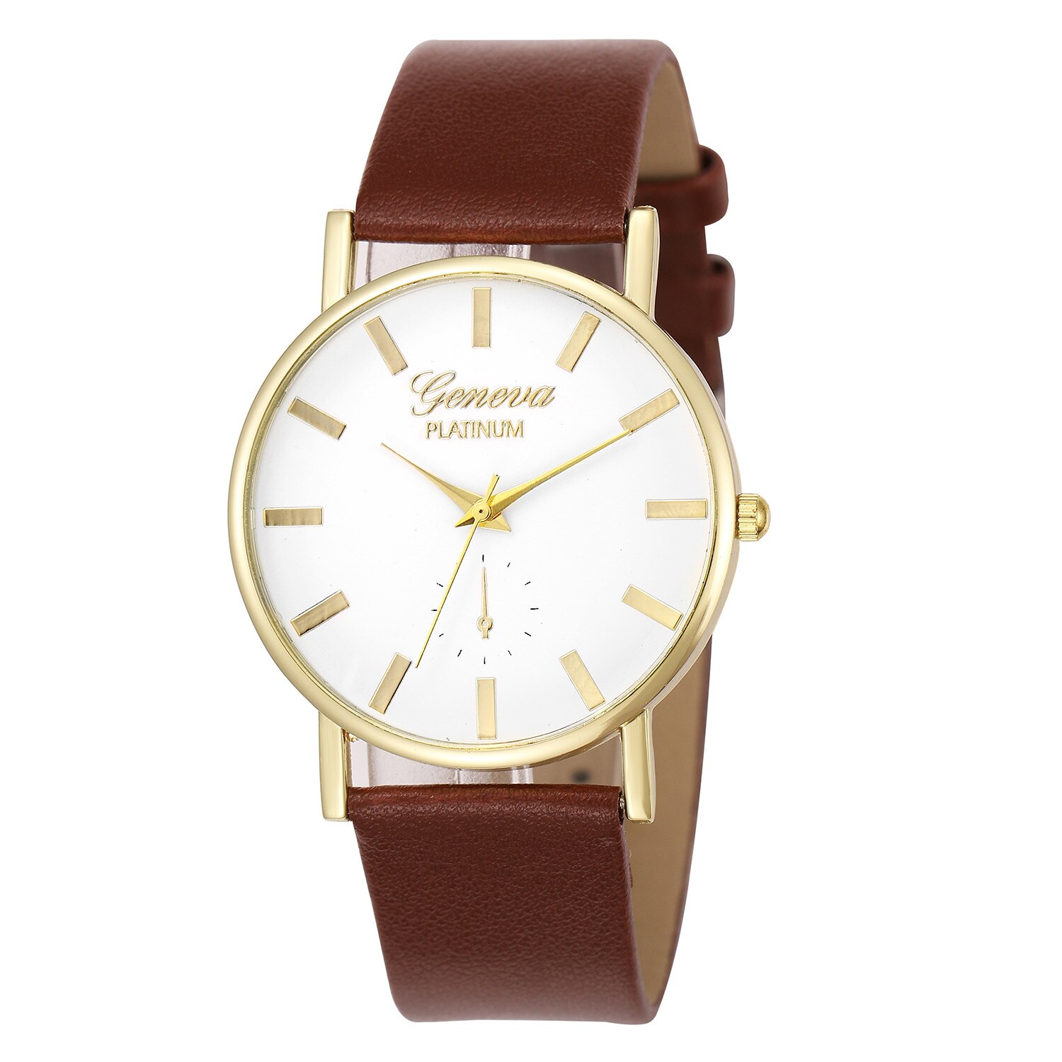 Ceas de dama elegant Geneva, curea piele