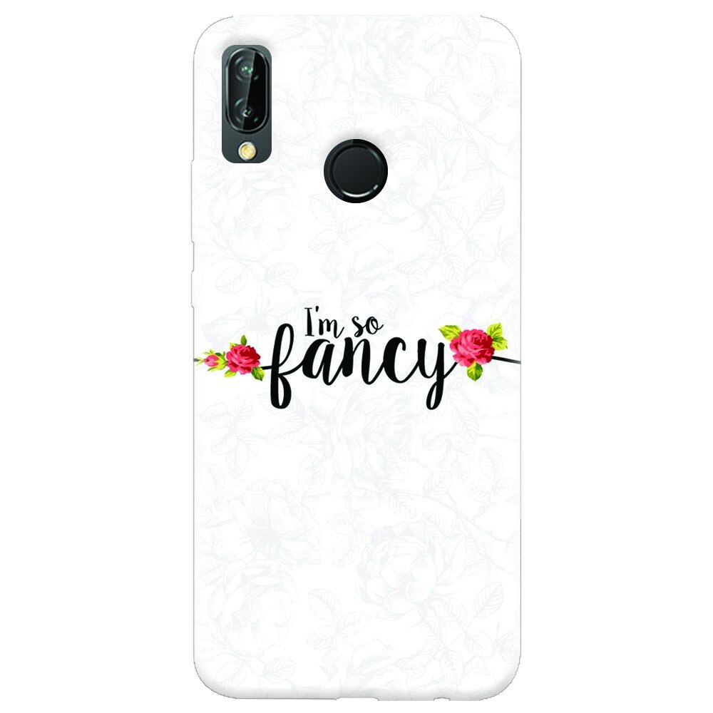 Husa silicon pentru Huawei P20 Lite, Im So Fancy Floral
