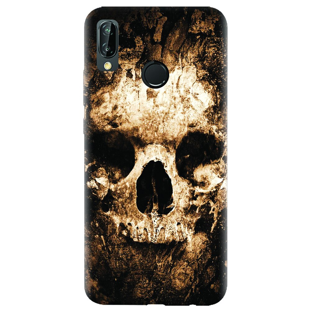 Husa silicon pentru Huawei P20 Lite, Zombie Skull