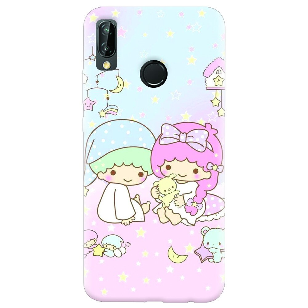 Husa silicon pentru Huawei P20 Lite, Little Twins