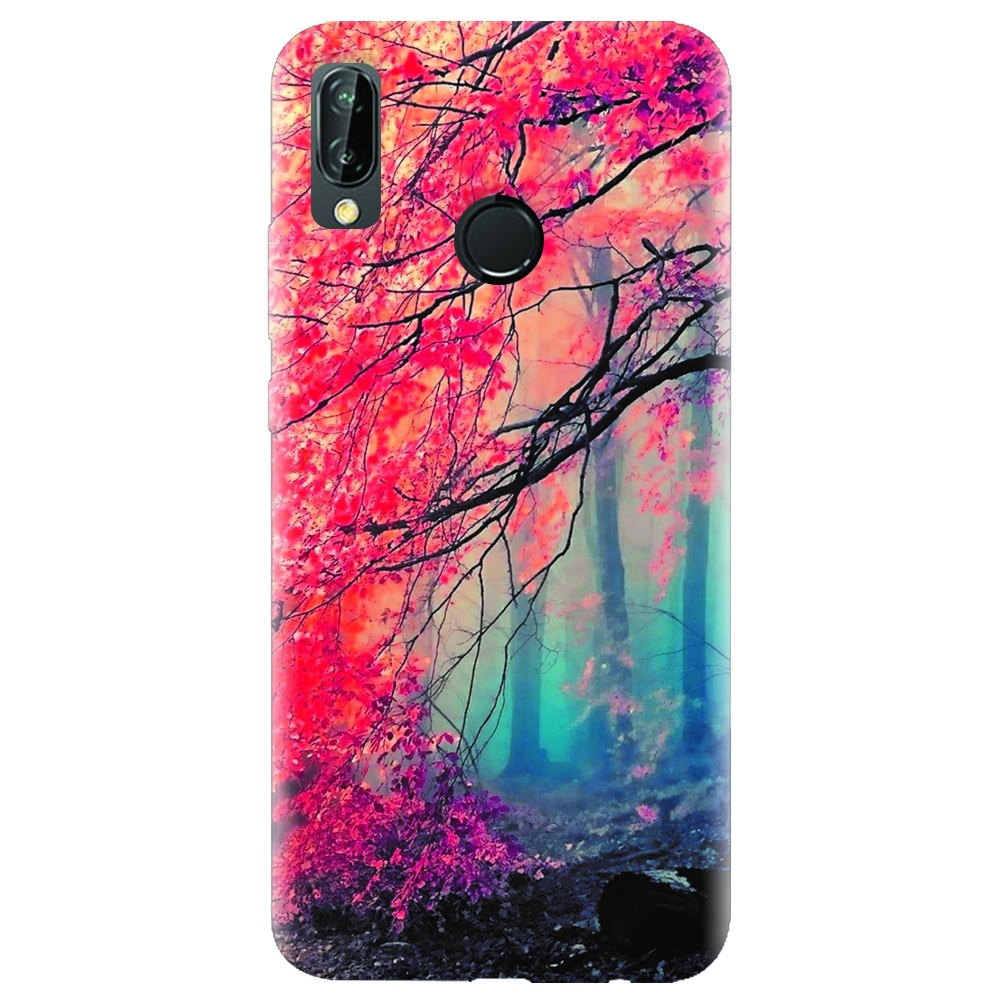 Husa silicon pentru Huawei P20 Lite, Morning Fog Inest Nature