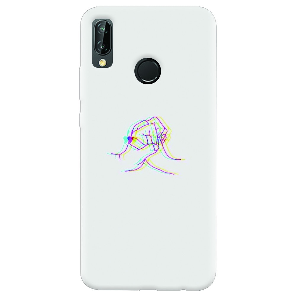 Husa silicon pentru Huawei P20 Lite, With Love