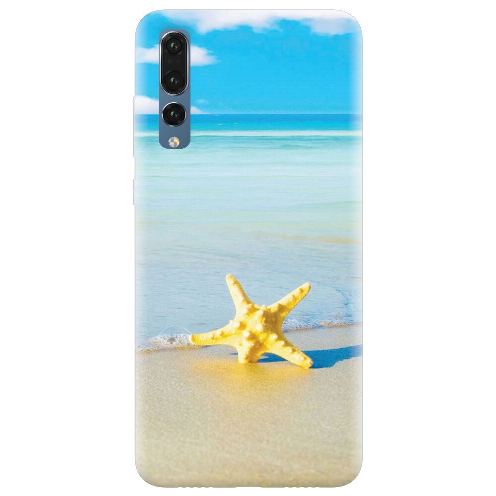 Husa silicon pentru Huawei P20 Pro, Starfish Beach