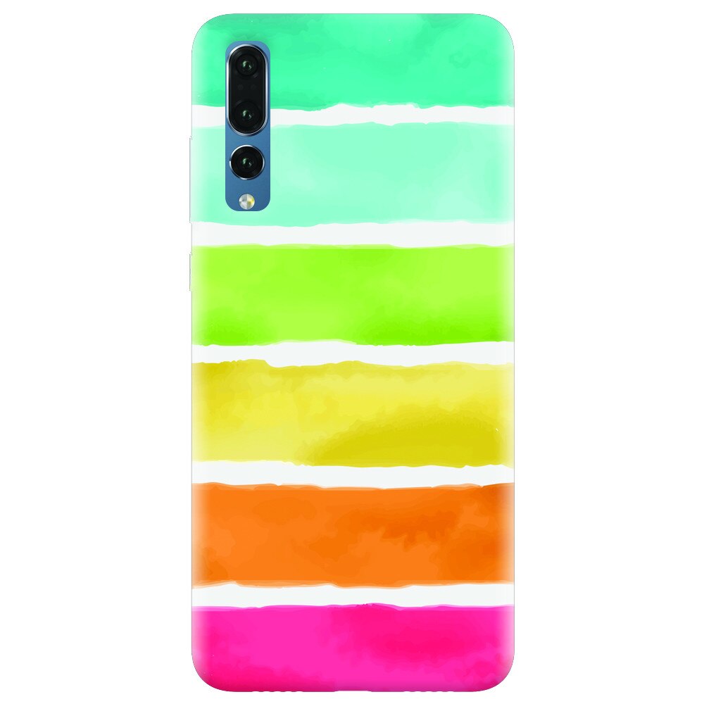 Husa silicon pentru Huawei P20 Pro, Watercolors