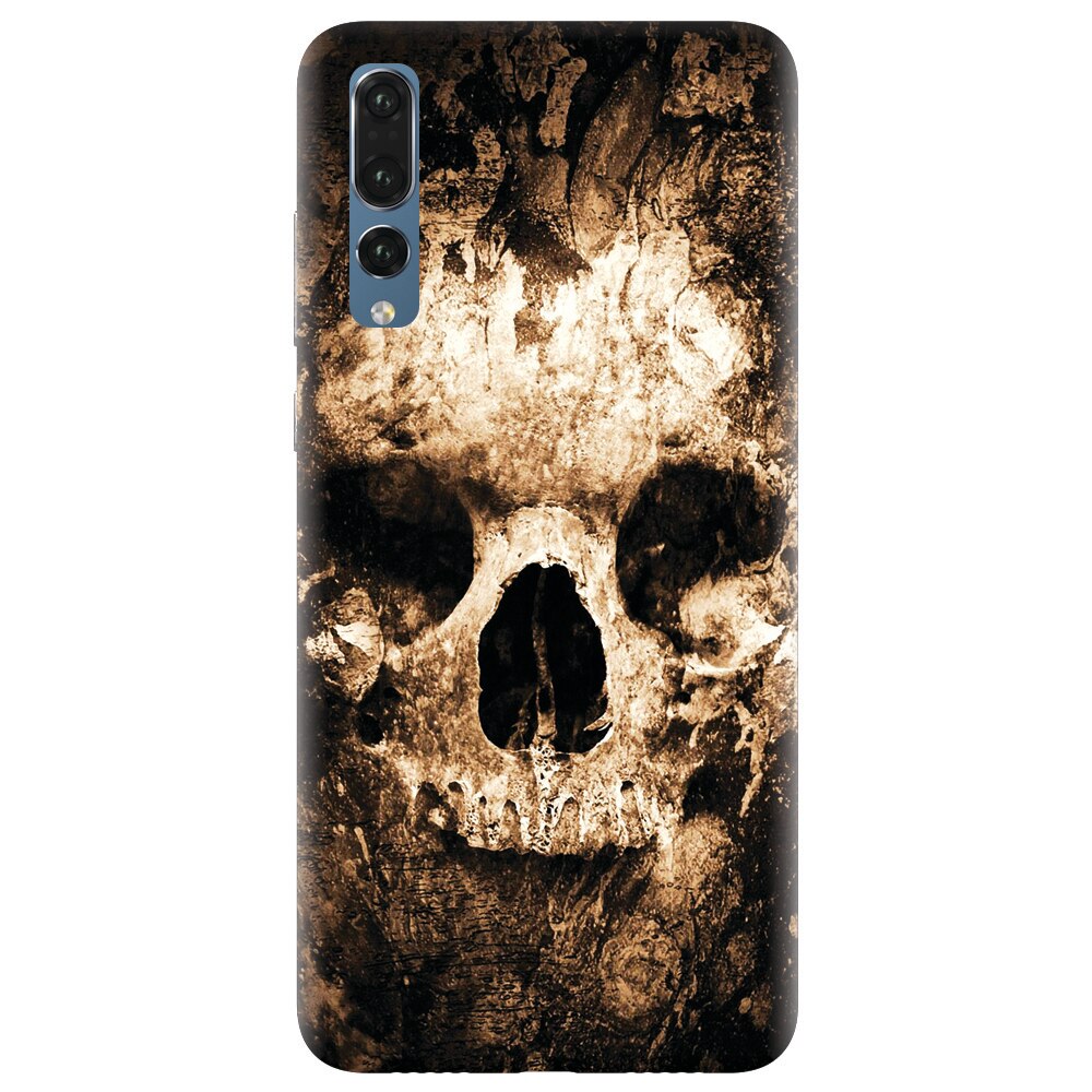Husa silicon pentru Huawei P20 Pro, Zombie Skull