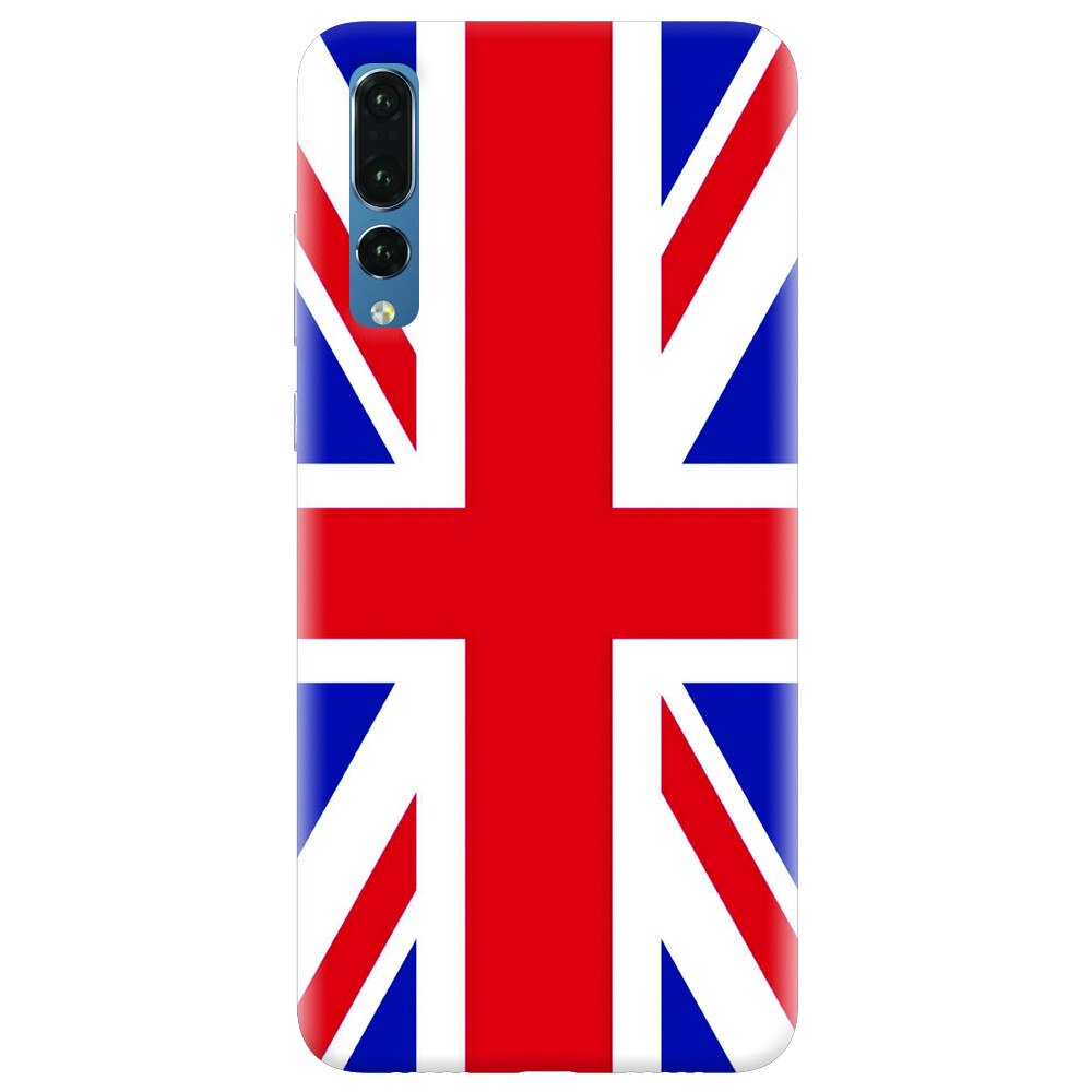 Husa silicon pentru Huawei P20 Pro, UK Flag Illustration