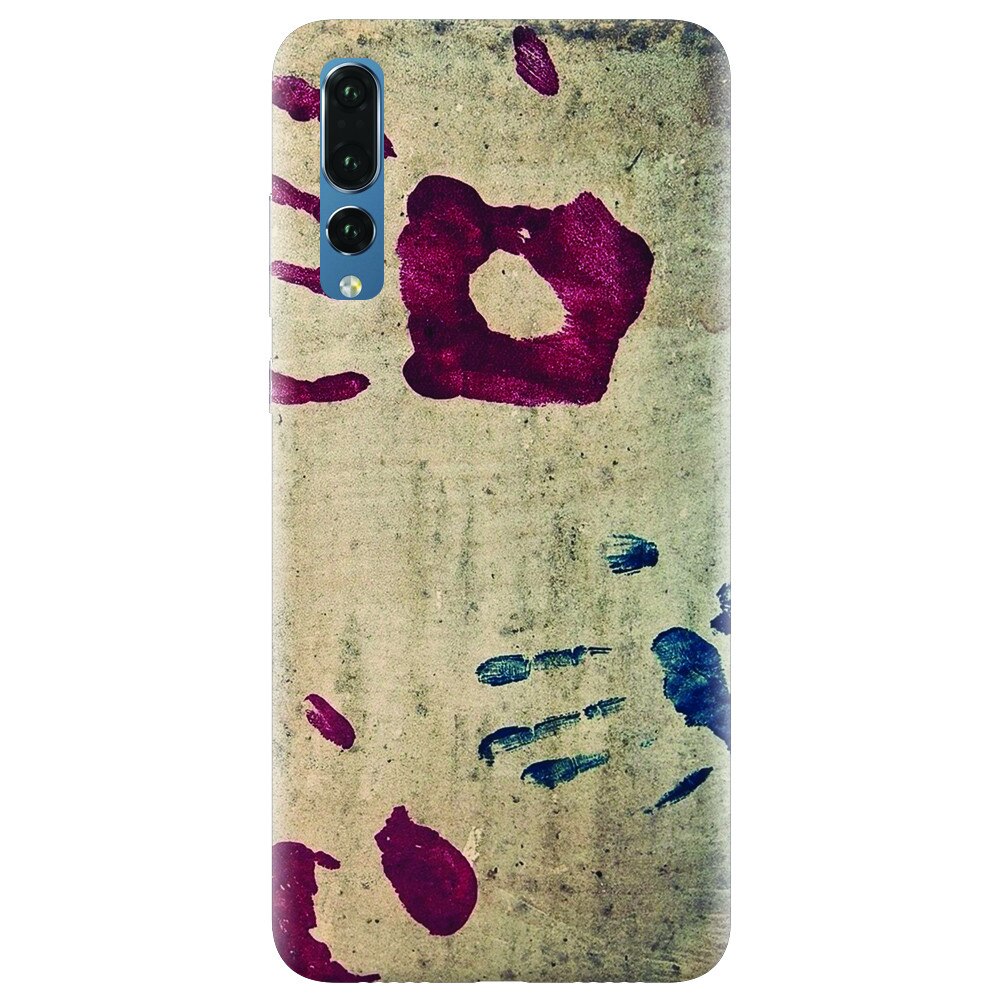 Husa silicon pentru Huawei P20 Pro, Handprints