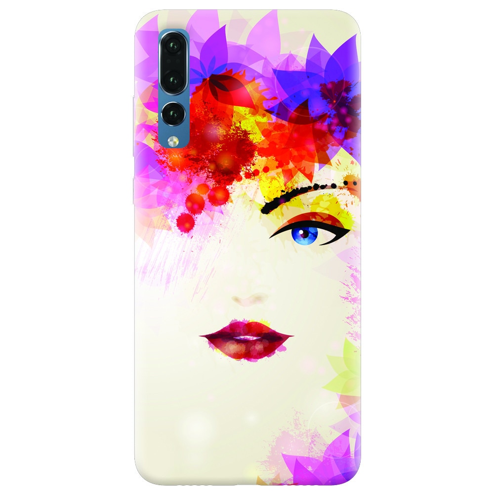 Husa silicon pentru Huawei P20 Pro, Pretty Face