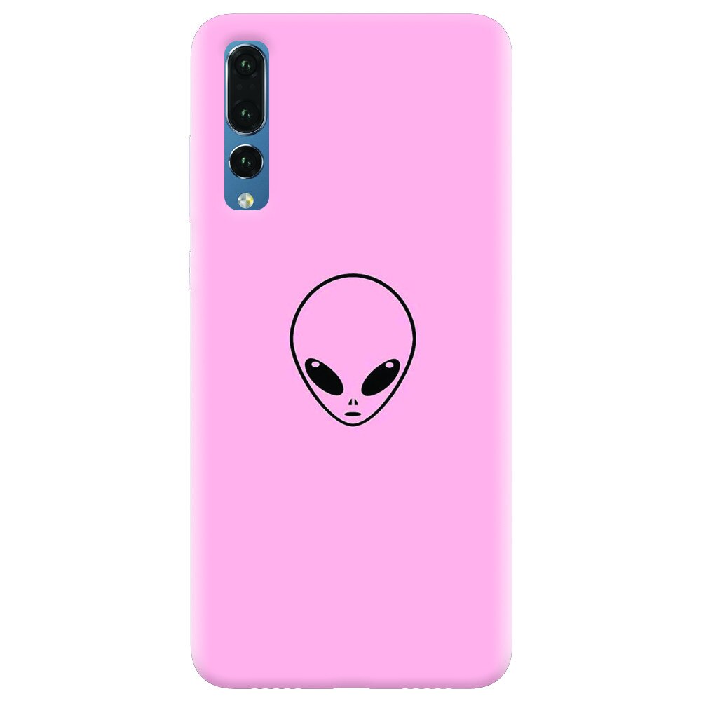 Husa silicon pentru Huawei P20 Pro, Pink Alien