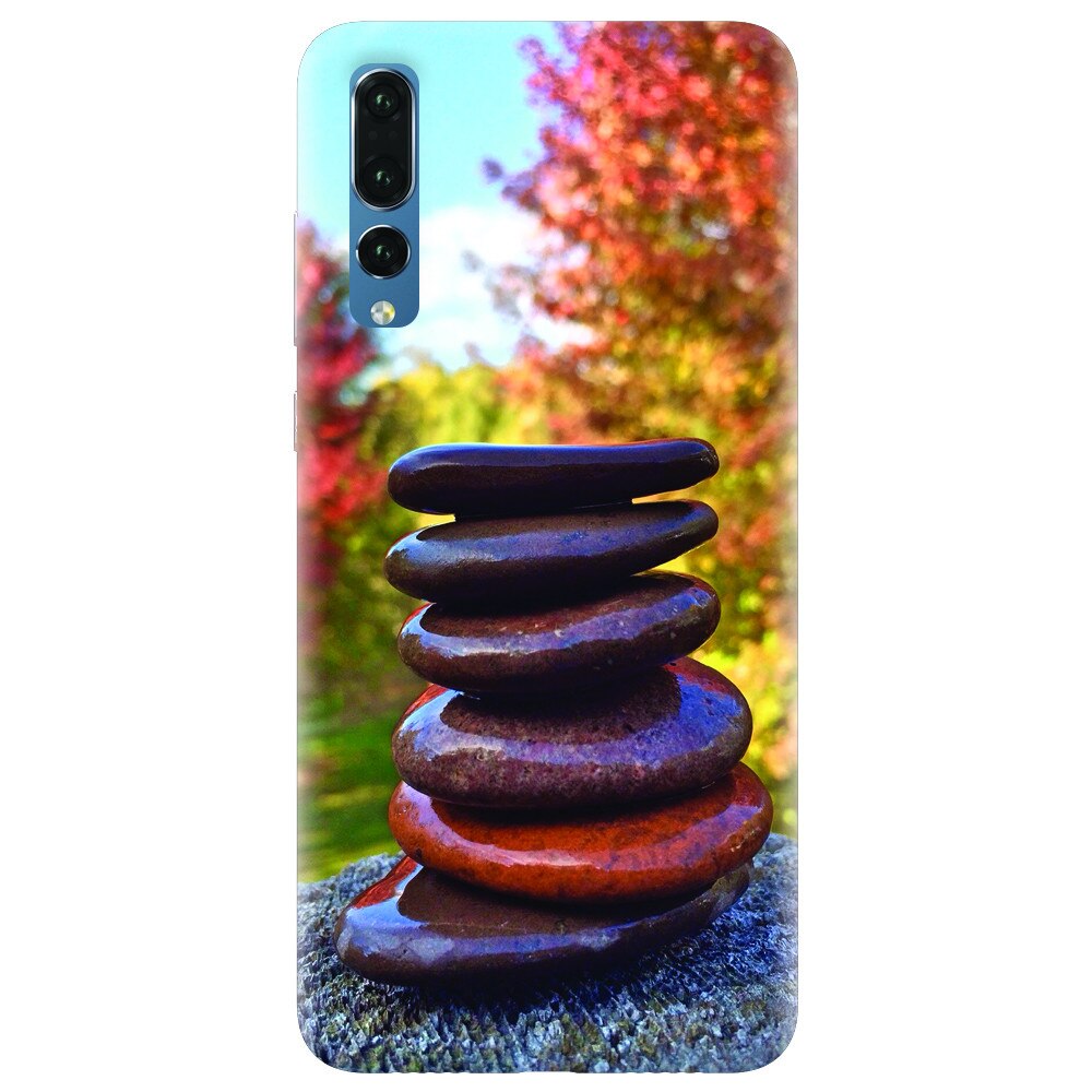 Husa silicon pentru Huawei P20 Pro, Stacking Stones
