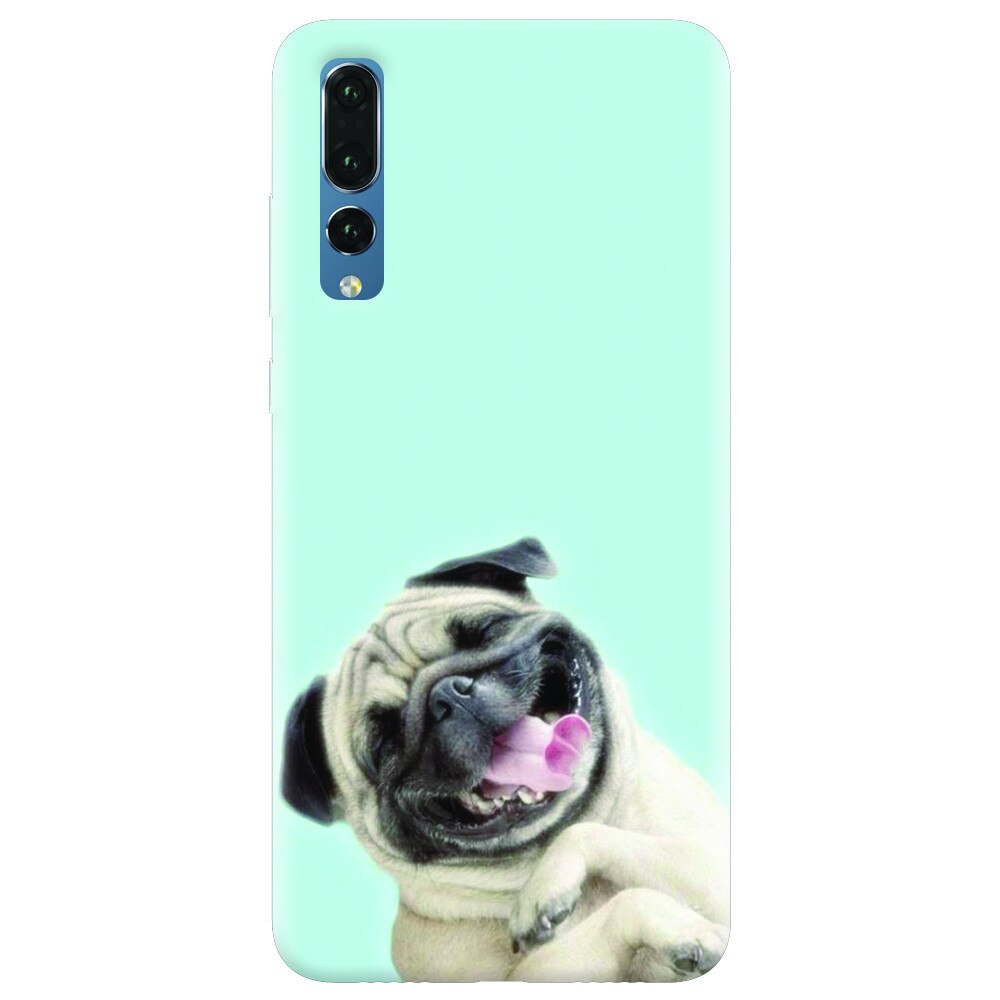 Husa silicon pentru Huawei P20 Pro, Happy Dog