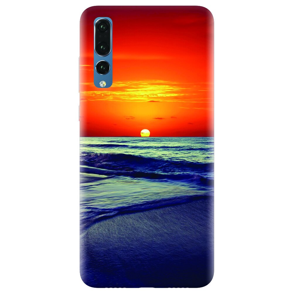 Husa silicon pentru Huawei P20 Pro, Ocean Sunset