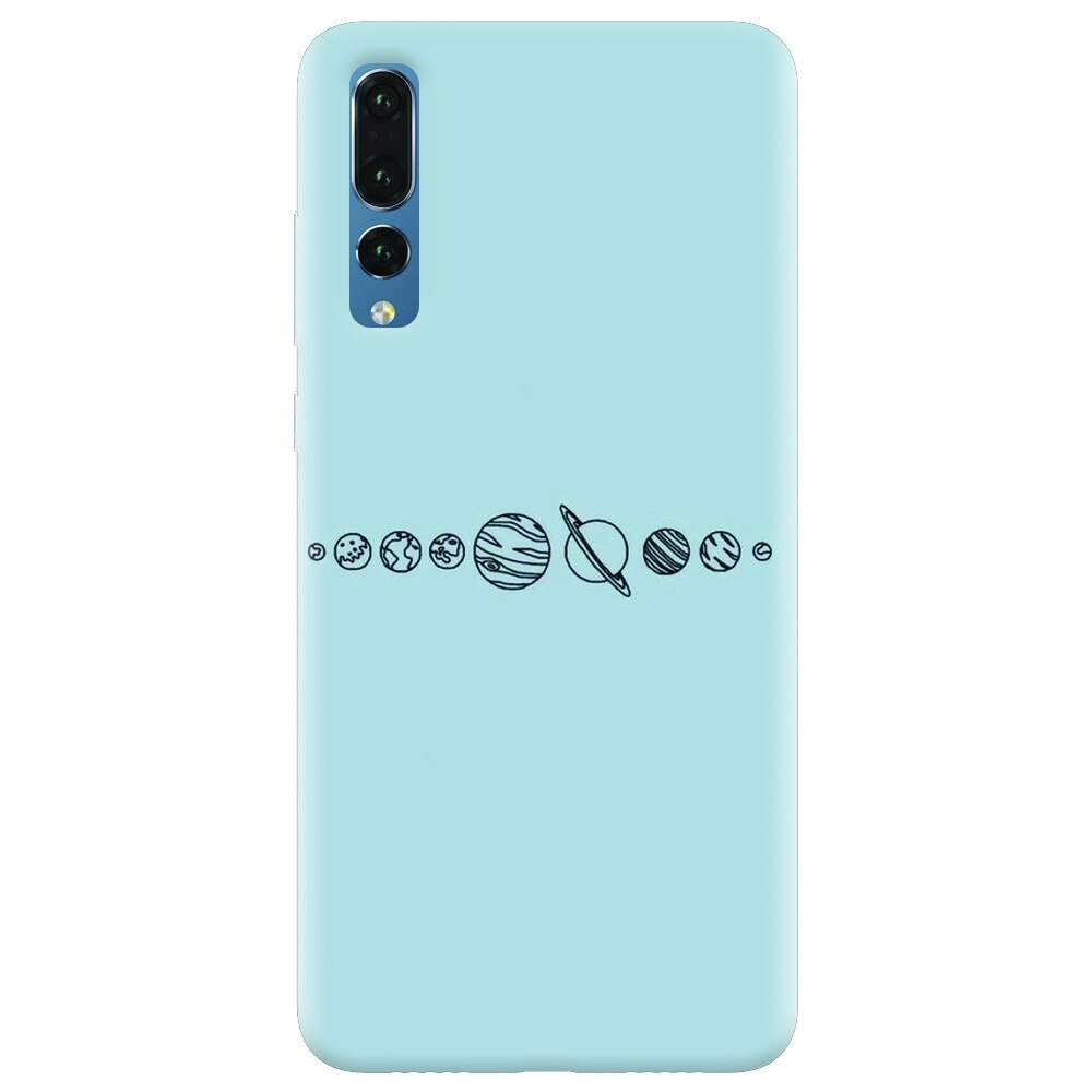 Husa silicon pentru Huawei P20 Pro, Planets