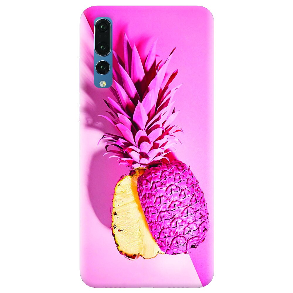 Husa silicon pentru Huawei P20 Pro, Pink Pineapple
