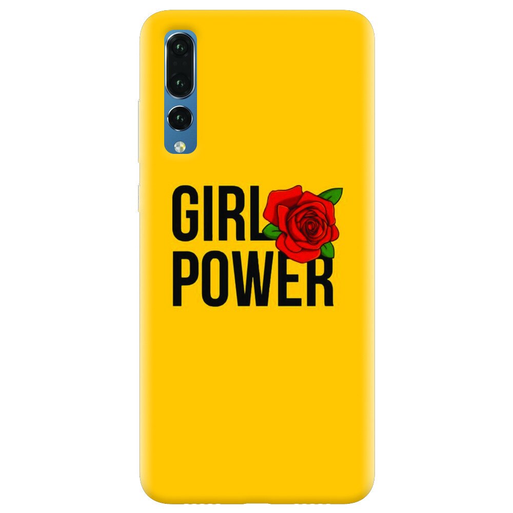 Husa silicon pentru Huawei P20 Pro, Girl Power