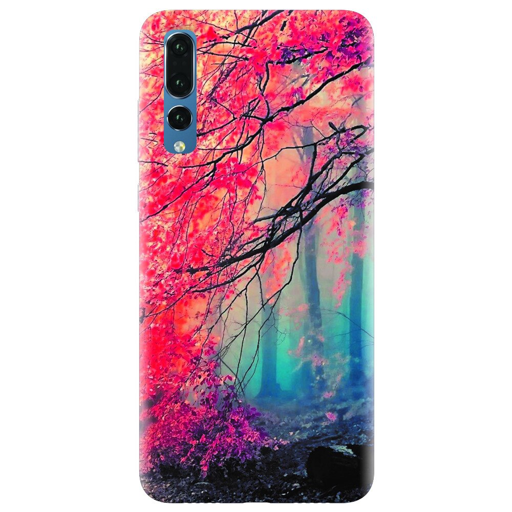 Husa silicon pentru Huawei P20 Pro, Morning Fog Inest Nature