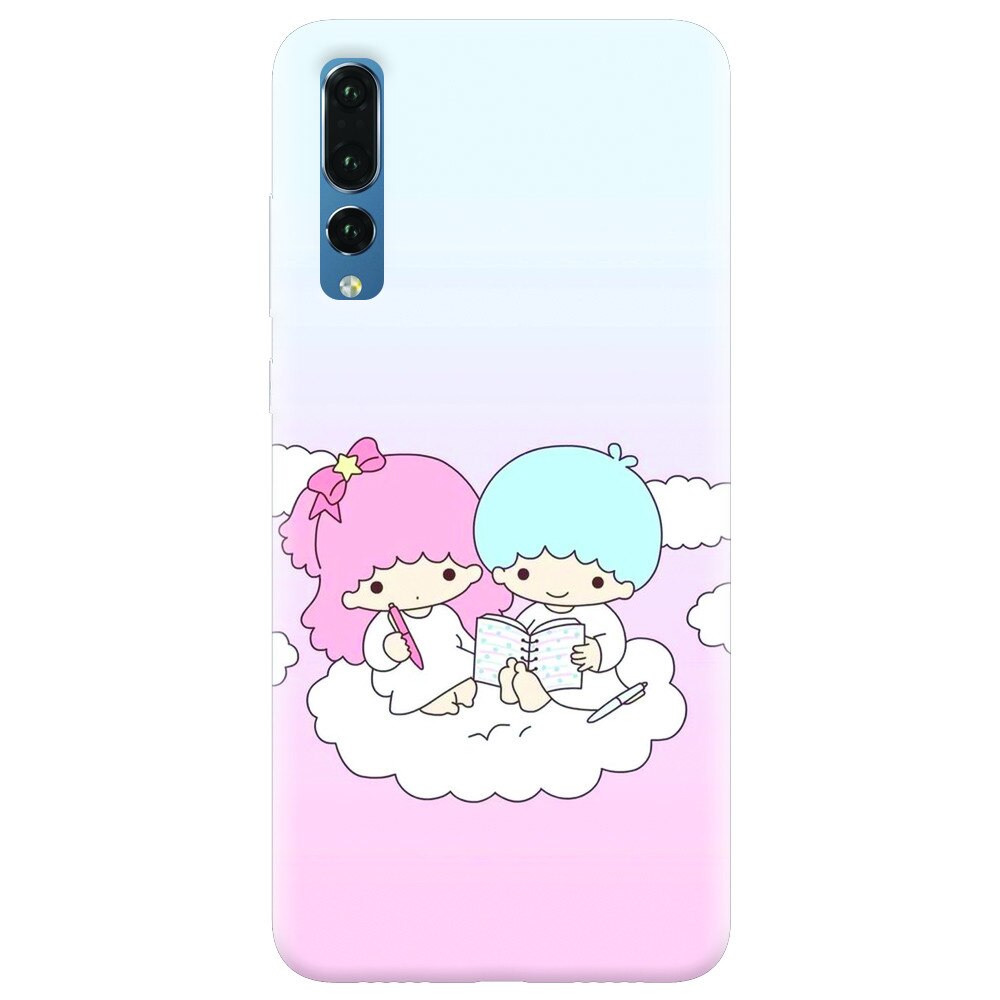 Husa silicon pentru Huawei P20 Pro, Little Twins On Cloud