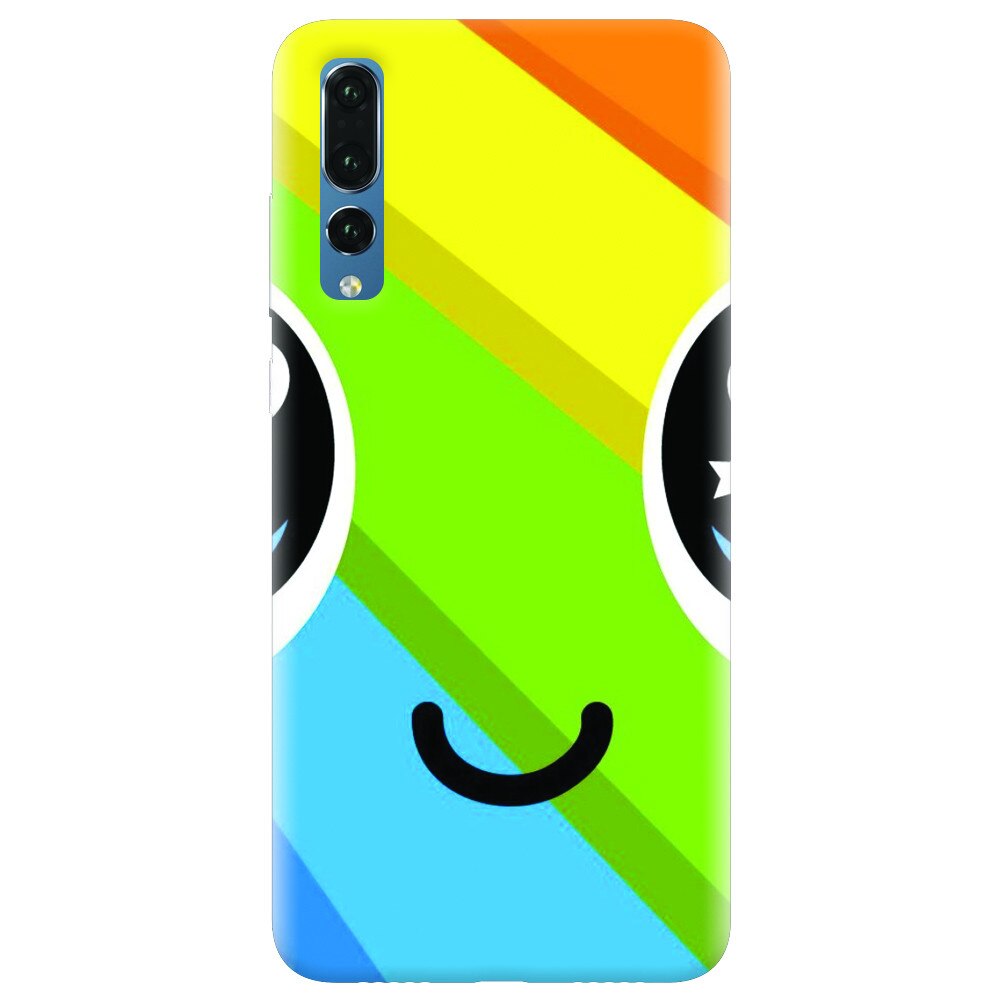Husa silicon pentru Huawei P20 Pro, Happy Face