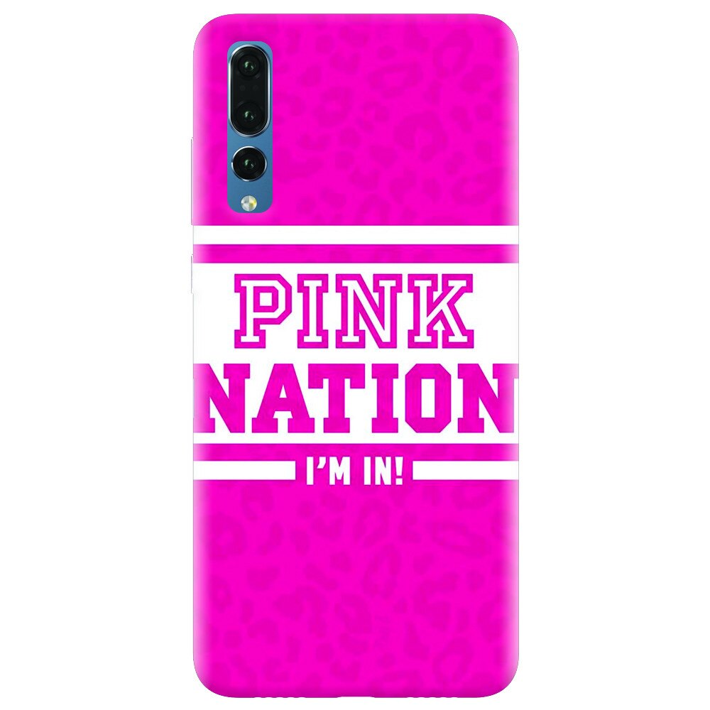 Husa silicon pentru Huawei P20 Pro, Pink Nation