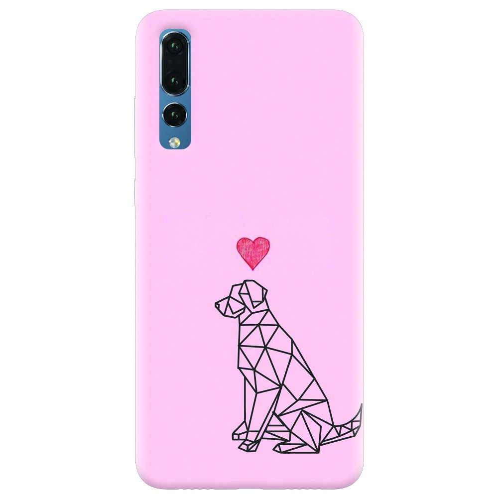 Husa silicon pentru Huawei P20 Pro, Love Dog