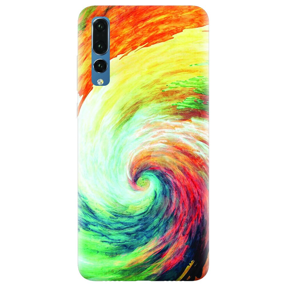 Husa silicon pentru Huawei P20 Pro, Big Wave Painting