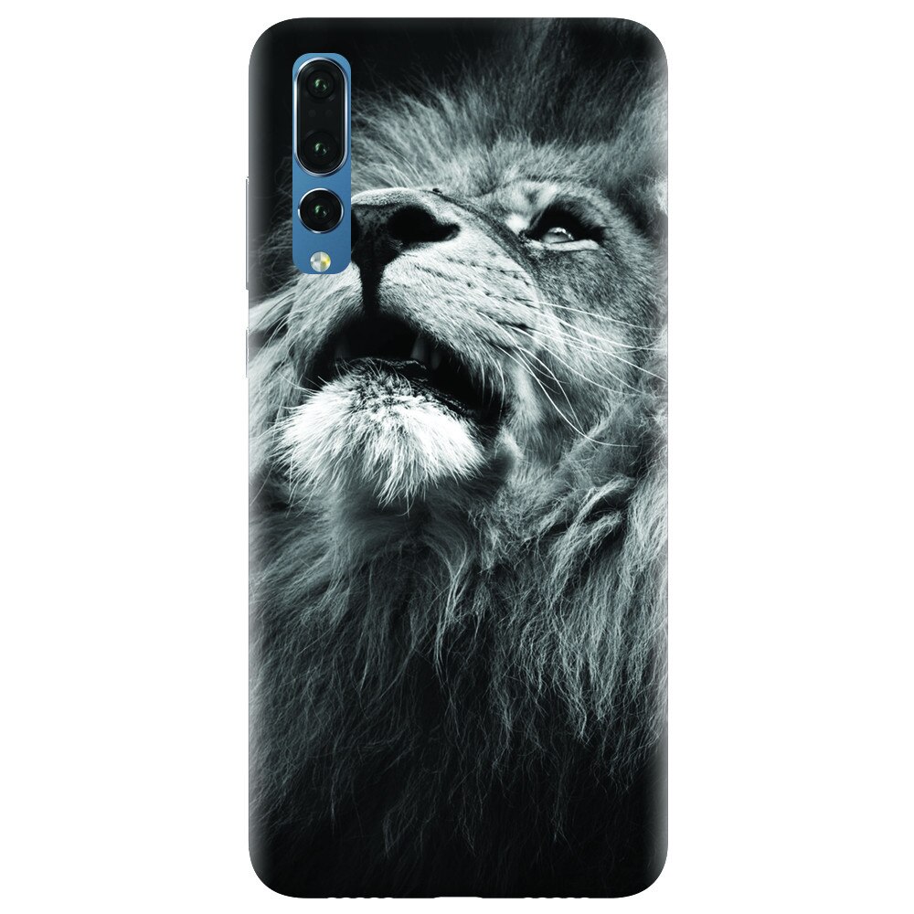 Husa silicon pentru Huawei P20 Pro, Majestic Lion Portrait