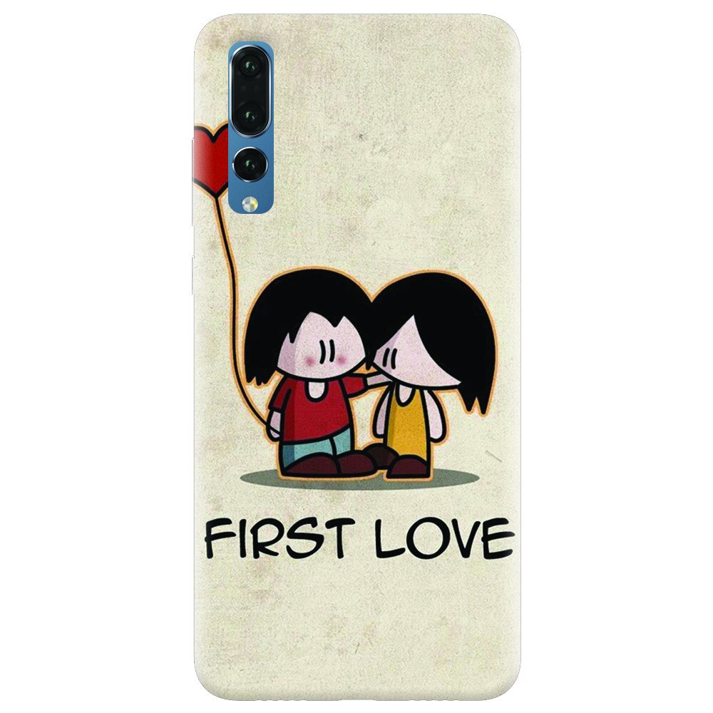 Husa silicon pentru Huawei P20 Pro, First Love Great Lock Screen