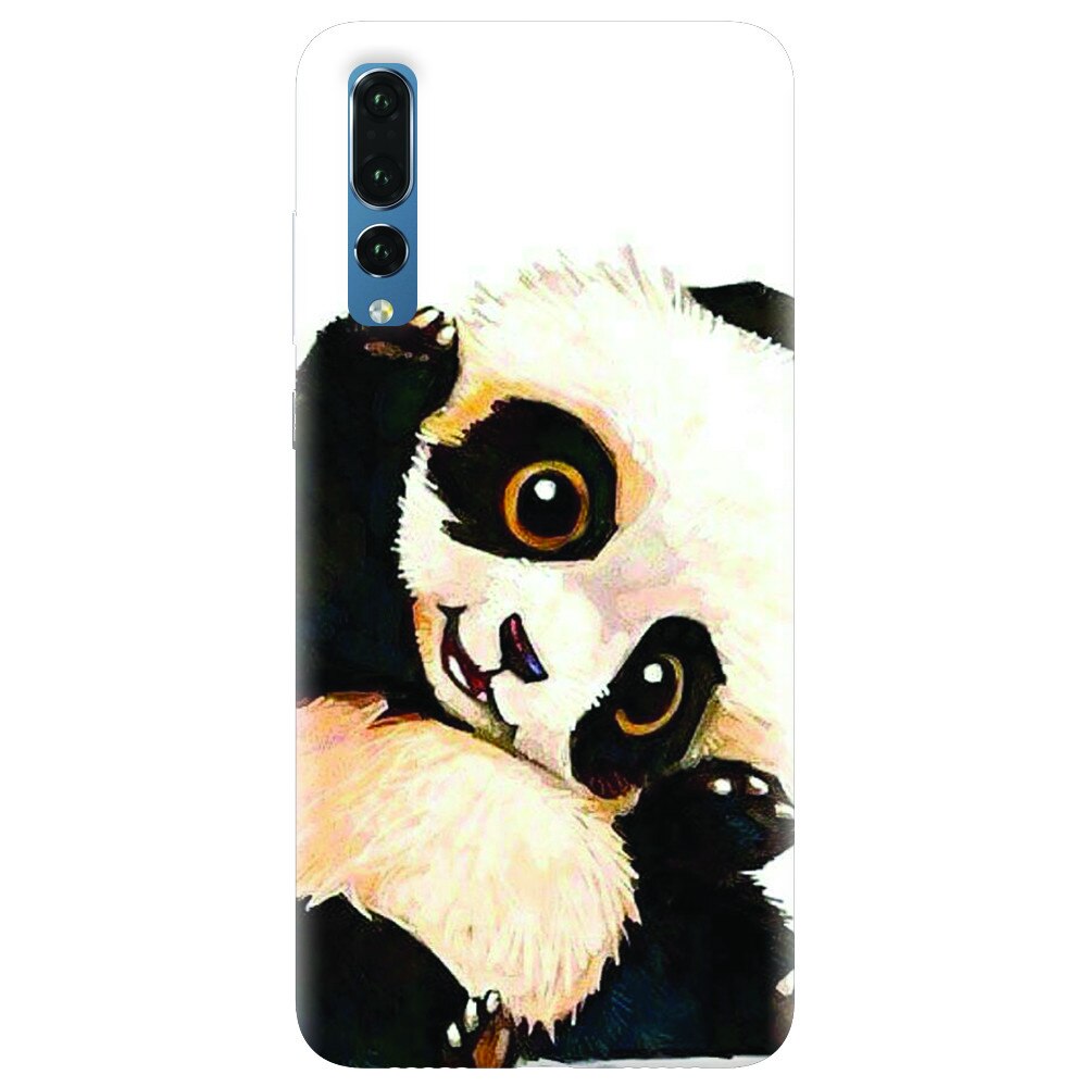 Husa silicon pentru Huawei P20 Pro, Baby Panda 002