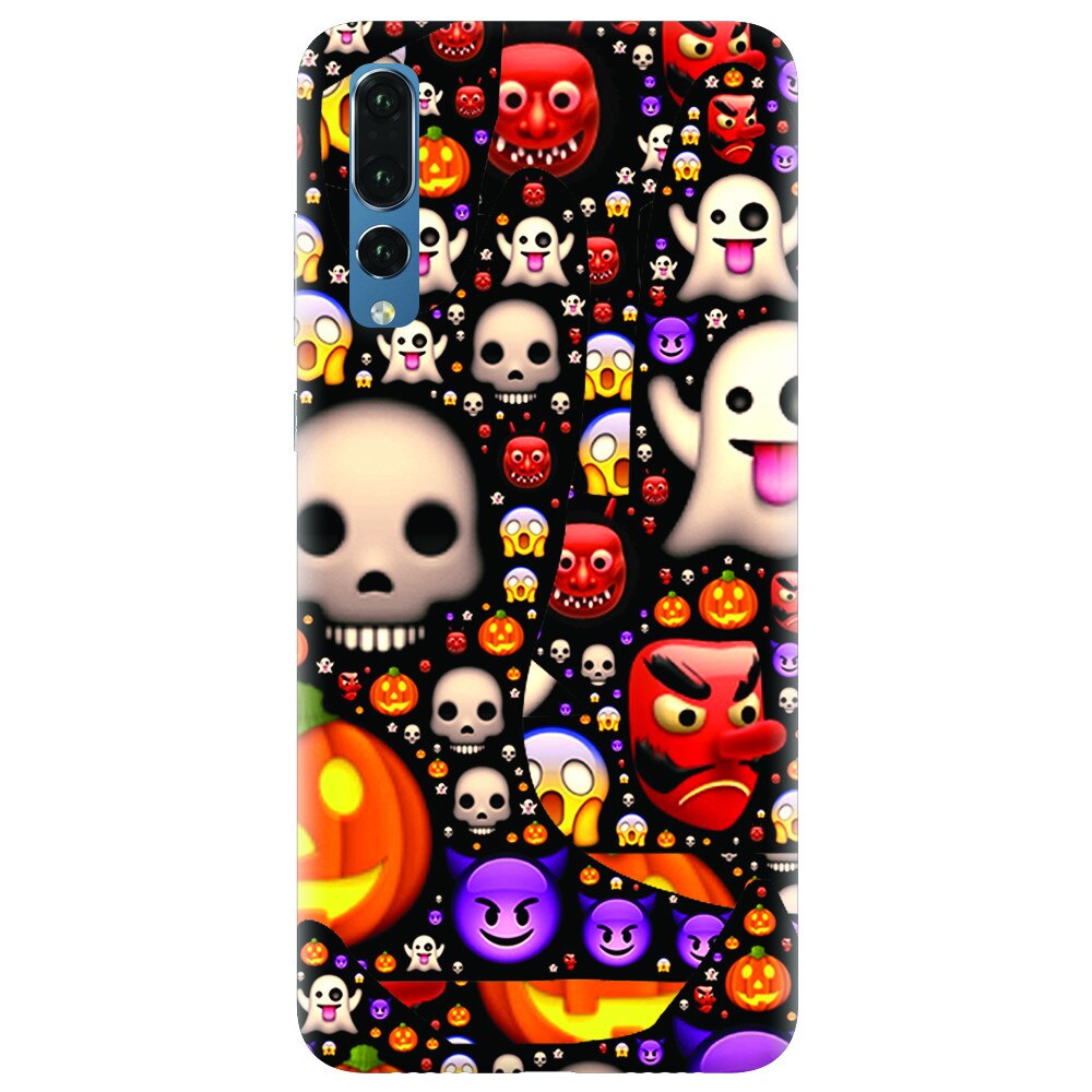 Husa silicon pentru Huawei P20 Pro, Emoji Mess