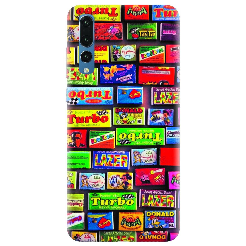 Husa silicon pentru Huawei P20 Pro, Chewing Gum Turbo