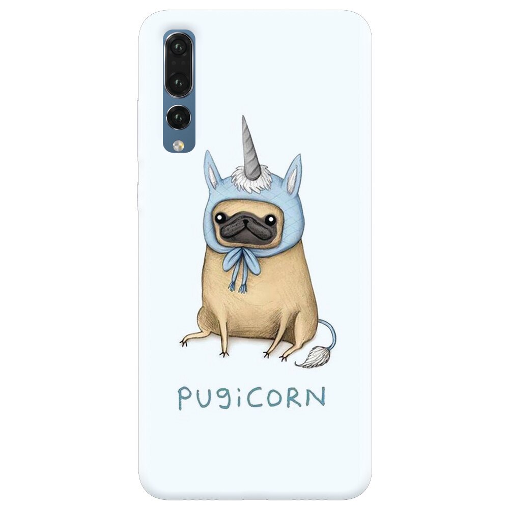 Husa silicon pentru Huawei P20 Pro, Pugicorn