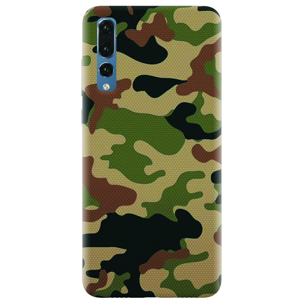 Husa silicon pentru Huawei P20 Pro, Camuflaj
