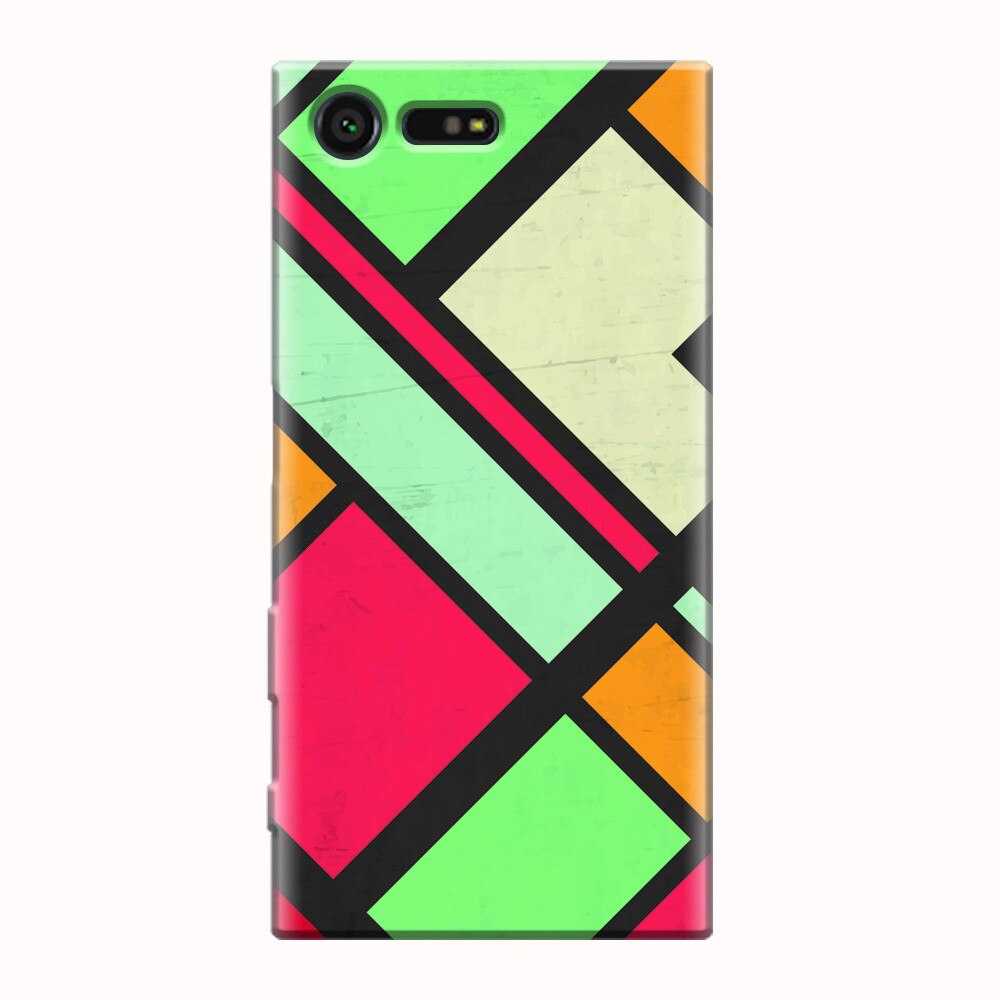 Husa silicon pentru Sony Xperia X Compact, Retro Grunge