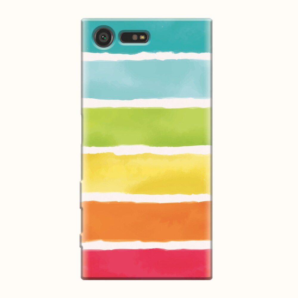 Husa silicon pentru Sony Xperia X Compact, Watercolors