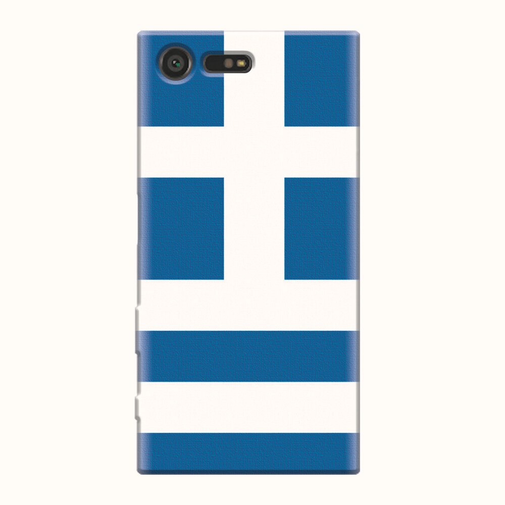Husa silicon pentru Sony Xperia X Compact, Greece Flag