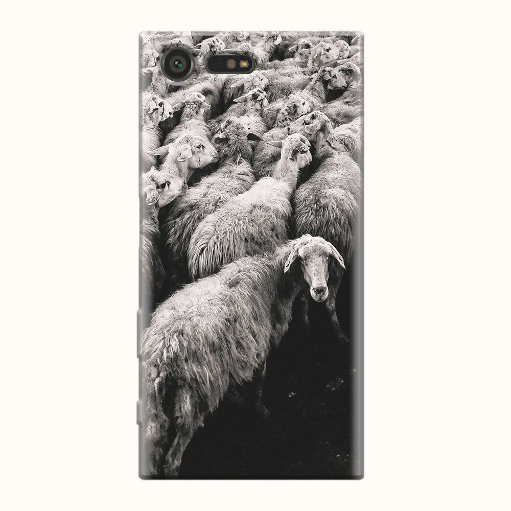 Husa silicon pentru Sony Xperia X Compact, Sheep