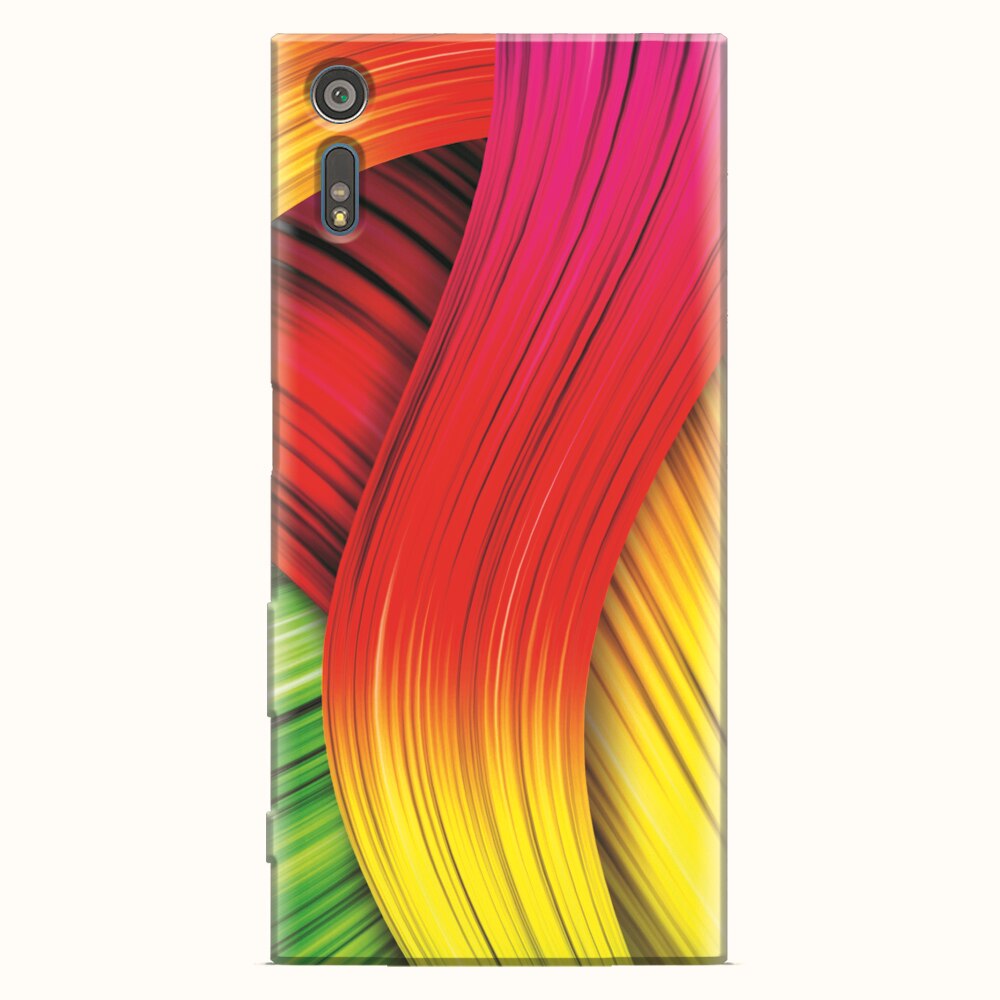 Husa silicon pentru Sony Xperia XZ, Colorful Abstract