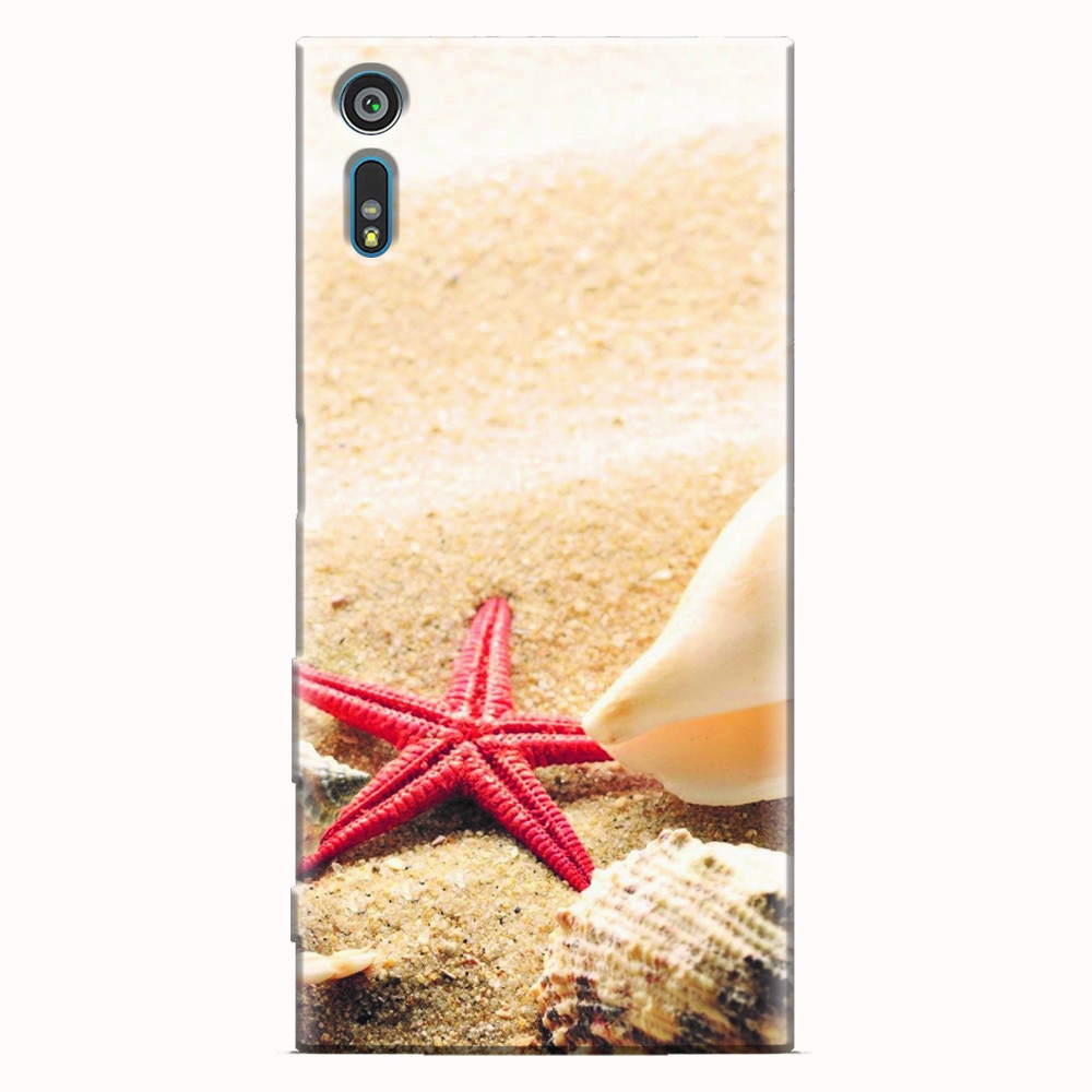 Husa silicon pentru Sony Xperia XZ, Beach Shells And Starfish