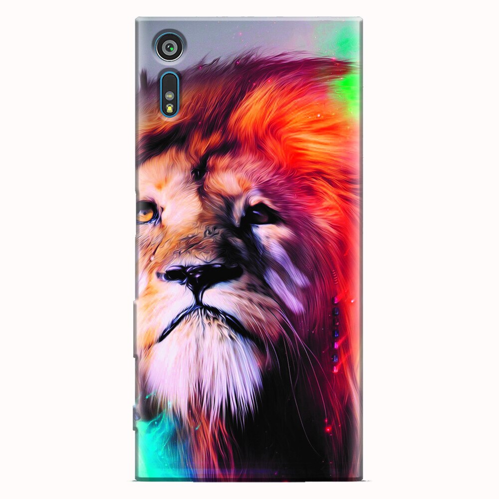 Husa silicon pentru Sony Xperia XZ, Awesome Art Of Lion