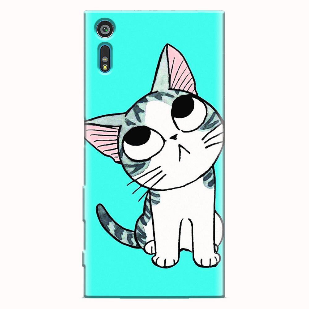Husa silicon pentru Sony Xperia XR, Cat Lovely Cartoon