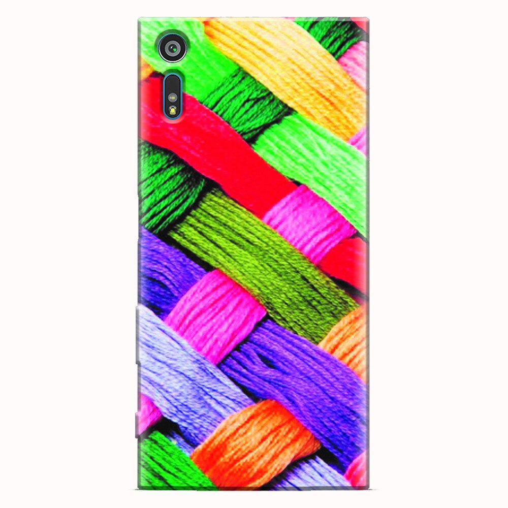 Husa silicon pentru Sony Xperia XR, Colorful Woolen Art