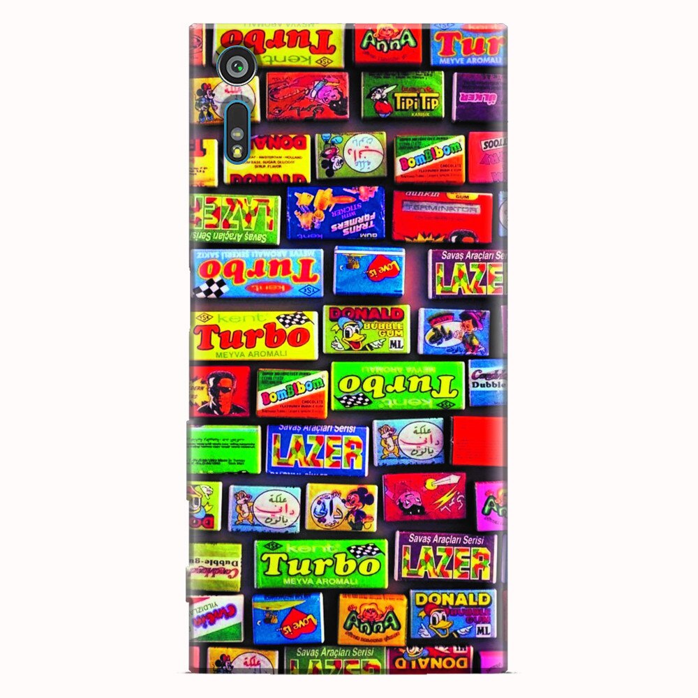 Husa silicon pentru Sony Xperia XZ, Chewing Gum Turbo