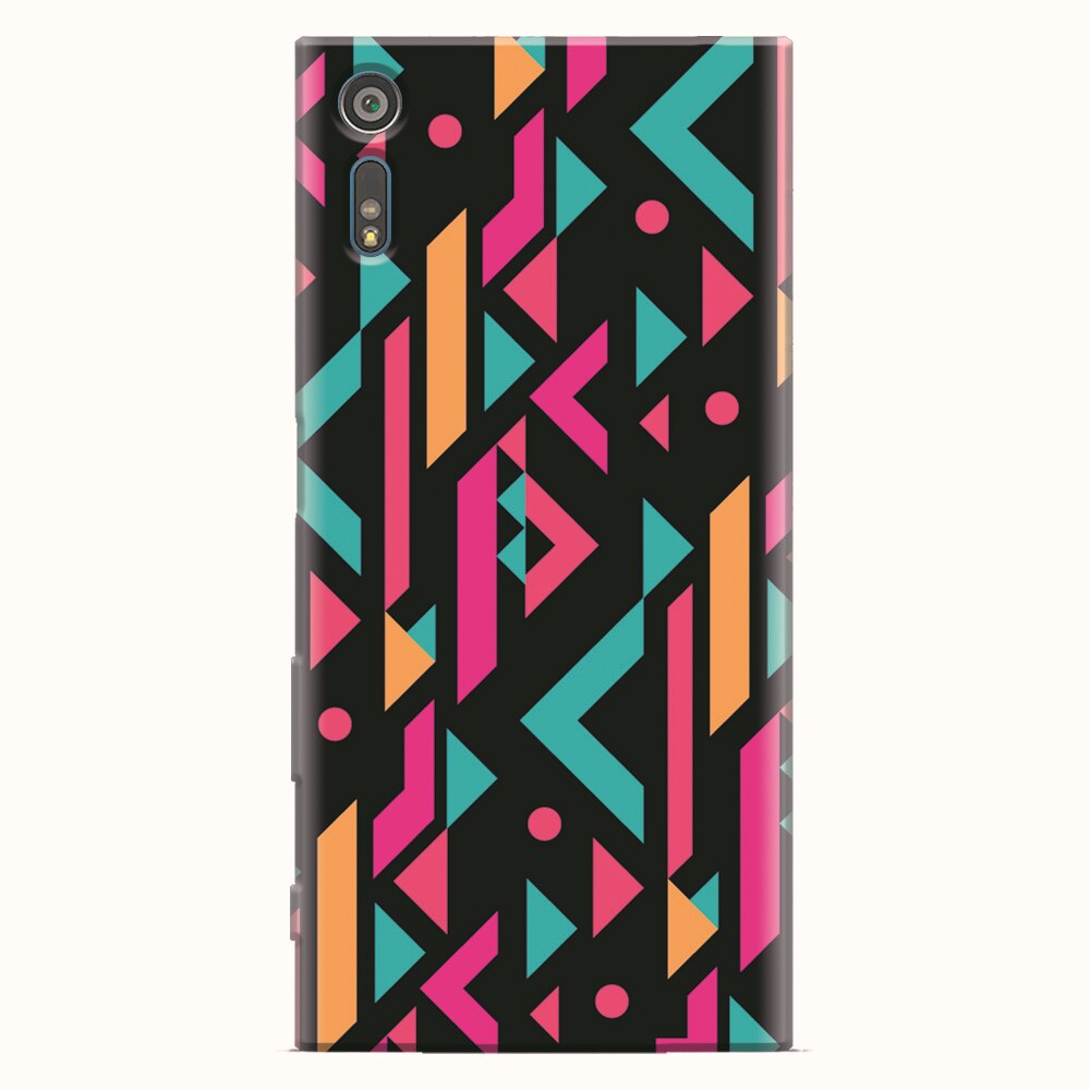 Husa silicon pentru Sony Xperia XZ, Alien Geometrics